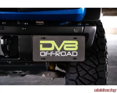 DV8 Off-Road Factory Front Bumper License Relocation Bracket for Ford Bronco 2021-2022 - LPBR-02