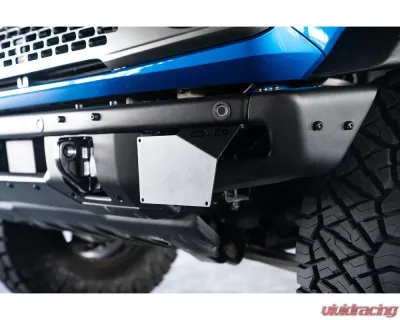 DV8 Off-Road Factory Front Bumper License Relocation Bracket for Ford Bronco 2021-2022 - LPBR-02