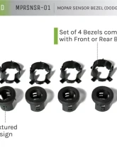 DV8 Off-Road Replacement Front Bezel and Rear Clip for Mopar Sensors - MPRSNSR-01                                     - MPRSNSR-01 - Image 2