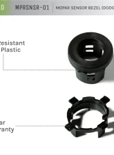 DV8 Off-Road Replacement Front Bezel and Rear Clip for Mopar Sensors - MPRSNSR-01                                     - MPRSNSR-01 - Image 7