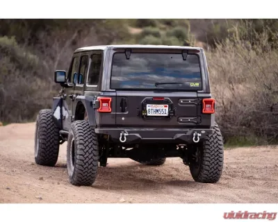 DV8 Off-Road Spare Tire Delete with Light Mounts for Jeep Wrangler JL 2018-2022 - TSJL-03