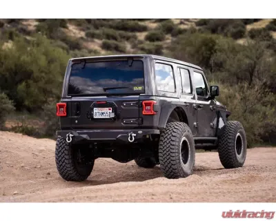 DV8 Off-Road Spare Tire Delete with Light Mounts for Jeep Wrangler JL 2018-2022 - TSJL-03