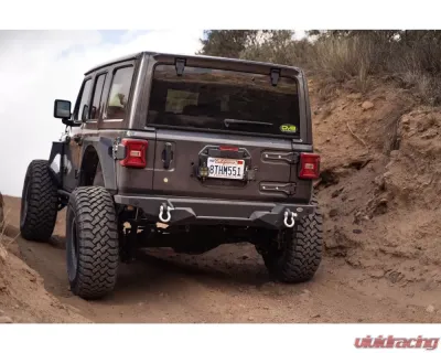 DV8 Off-Road Spare Tire Delete with Light Mounts for Jeep Wrangler JL 2018-2022 - TSJL-03