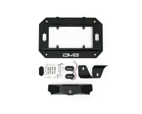 DV8 Off-Road Spare Tire Delete with Light Mounts for Jeep Wrangler JL 2018-2022
