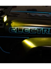 DV8 Off-Road 3-Inch Elite Series LED Amber Pod Light for Jeep Wrangler 2007-2018                                     - BE3EW40W-A - Image 9