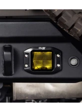 DV8 Off-Road 3-Inch Elite Series LED Amber Flush Mount Pod Light for Jeep Wrangler 2007-2018                                     - BE3FMW40W-A - Image 6