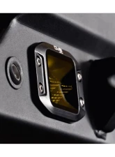 DV8 Off-Road 3-Inch Elite Series LED Amber Flush Mount Pod Light for Jeep Wrangler 2007-2018                                     - BE3FMW40W-A - Image 9