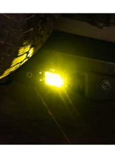 DV8 Off-Road 3-Inch Elite Series LED Amber Flush Mount Pod Light for Jeep Wrangler 2007-2018                                     - BE3FMW40W-A - Image 14