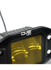 DV8 Off-Road 3-Inch Elite Series LED Amber Flush Mount Pod Light for Jeep Wrangler 2007-2018                                     - BE3FMW40W-A - Image 2