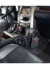 DV8 Off-Road CCGX-02 Center Console Molle Panels for Lexus GX 460 2010, Black                                     - CCGX-02 - Image 17