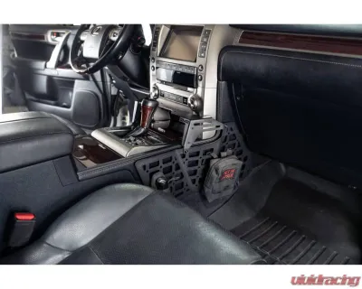DV8 Off-Road CCGX-02 Center Console Molle Panels for Lexus GX 460 2010, Black - CCGX-02