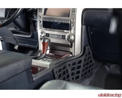 DV8 Off-Road CCGX-02 Center Console Molle Panels for Lexus GX 460 2010, Black - CCGX-02