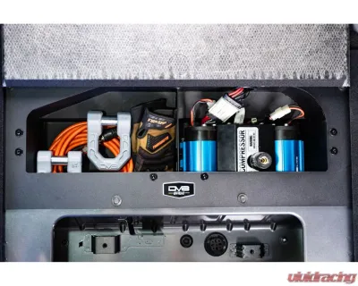 DV8 Offroad Air Compressor Mount and Storage Box Ford Bronco 2021-2025 - CMBR-01