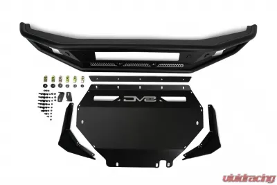DV8 Off-Road Competition Series Front Bumper for 2021-2022 Ford Bronco, Steel - FBBR-04