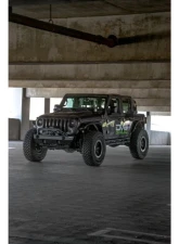 DV8 Off-Road FS-25 Stubby Front Bumper with Plated Bull Bar for Jeep Wrangler JK/JL, Gladiator JT 2007                                     - FBJL-06 - Image 12