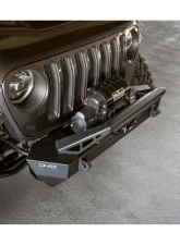 DV8 Off-Road FS-25 Stubby Front Bumper with Plated Bull Bar for Jeep Wrangler JK/JL, Gladiator JT 2007                                     - FBJL-06 - Image 14