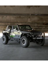 DV8 Off-Road FS-25 Stubby Front Bumper with Plated Bull Bar for Jeep Wrangler JK/JL, Gladiator JT 2007                                     - FBJL-06 - Image 17