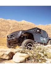 DV8 Off-Road FS-25 Stubby Front Bumper with Plated Bull Bar for Jeep Wrangler JK/JL, Gladiator JT 2007                                     - FBJL-06 - Image 18