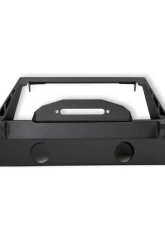 DV8 Off-Road FS-25 Stubby Front Bumper with Plated Bull Bar for Jeep Wrangler JK/JL, Gladiator JT 2007                                     - FBJL-06 - Image 2