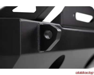 DV8 Off-Road FS-25 Stubby Front Bumper with Plated Bull Bar for Jeep Wrangler JK/JL, Gladiator JT 2007 - FBJL-06