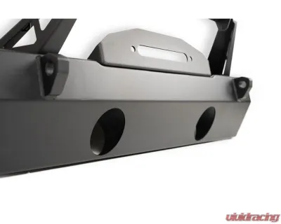 DV8 Off-Road FS-25 Stubby Front Bumper with Plated Bull Bar for Jeep Wrangler JK/JL, Gladiator JT 2007 - FBJL-06