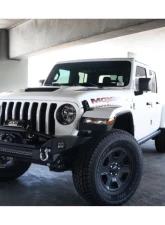 DV8 Off-Road FS-7 Mid-Width Winch Front Bumper for Jeep Wrangler JL | Gladiator JT 2007                                     - FBJL-07 - Image 9