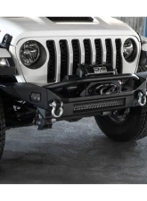 DV8 Off-Road FS-7 Mid-Width Winch Front Bumper for Jeep Wrangler JL | Gladiator JT 2007                                     - FBJL-07 - Image 10