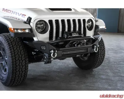 DV8 Off-Road FS-7 Mid-Width Winch Front Bumper for Jeep Wrangler JL | Gladiator JT 2007 - FBJL-07