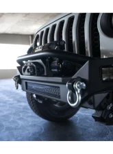 DV8 Off-Road FS-7 Mid-Width Winch Front Bumper for Jeep Wrangler JL | Gladiator JT 2007                                     - FBJL-07 - Image 16