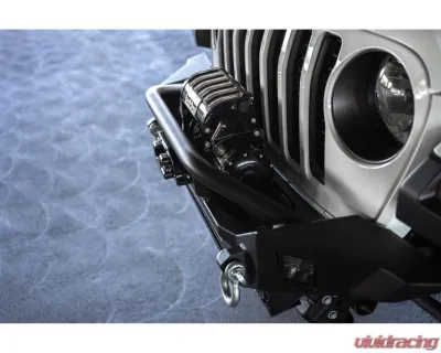 DV8 Off-Road FS-7 Mid-Width Winch Front Bumper for Jeep Wrangler JL | Gladiator JT 2007 - FBJL-07