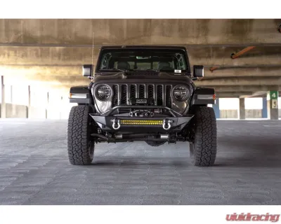 DV8 Off-Road FS-1 Series Stubby Front Bumper for Jeep Wrangler JK/JL & Gladiator JT 2007 - FBJL-11