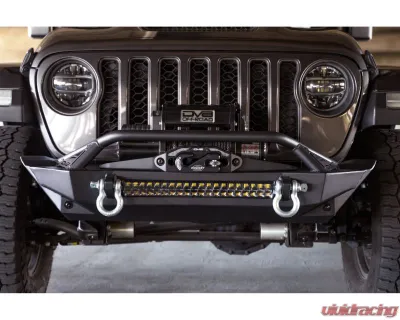 DV8 Off-Road FS-1 Series Stubby Front Bumper for Jeep Wrangler JK/JL & Gladiator JT 2007 - FBJL-11