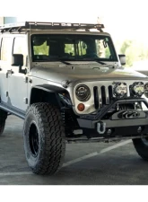 DV8 Offroad Slim Fender Flares Jeep Wrangler JK 2007                                     - FDJK-07 - Image 9