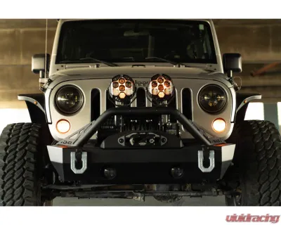 DV8 Offroad Slim Fender Flares Jeep Wrangler JK 2007 - FDJK-07
