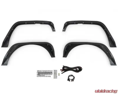 DV8 Offroad Slim Fender Flares Jeep Wrangler JK 2007 - FDJK-07