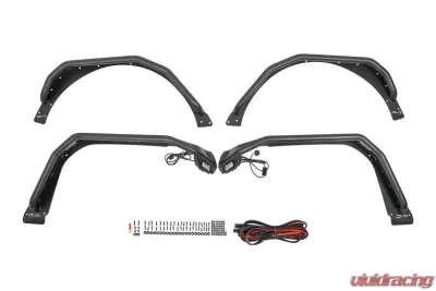 DV8 Offroad Spec Series Tube Fenders Jeep Wrangler JL 2018-2023 - FDJL-06