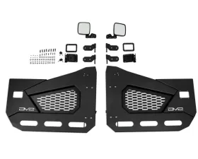 DV8 Off-Road Spec Series Half Doors Front Set for Jeep Wrangler JL & Gladiator JT 2018-2022