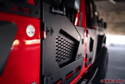 DV8 Offroad Spec Series Half Doors Front Set Jeep Wrangler | Gladiator JL | JLU | JT 2018-2025 - HDJL-02F