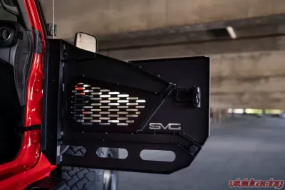 DV8 Offroad Spec Series Half Doors Front Set Jeep Wrangler | Gladiator JL | JLU | JT 2018-2025 - HDJL-02F