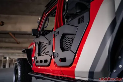 DV8 Offroad Spec Series Half Doors Rear Set Jeep Wrangler | Gladiator JL | JT 2018-2025 - HDJL-02R