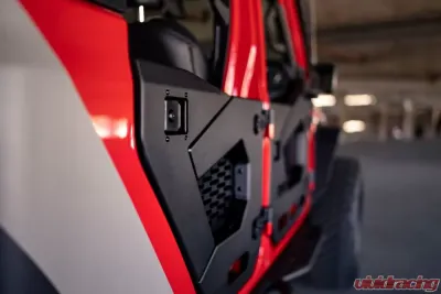 DV8 Offroad Spec Series Half Doors Rear Set Jeep Wrangler | Gladiator JL | JT 2018-2025 - HDJL-02R