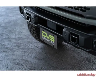 DV8 Off-Road LPBR-04 Front License Plate Mount for 2021-2023 Ford Bronco - LPBR-04