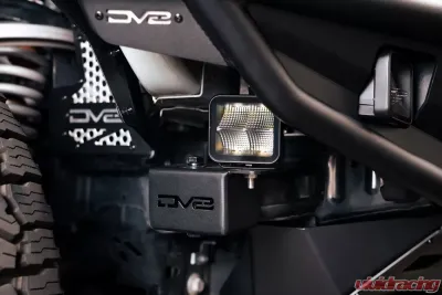 DV8 Off-Road Crash Bar Caps with Accessory Mount for Ford Bronco 2021-2022 - LBBR-07