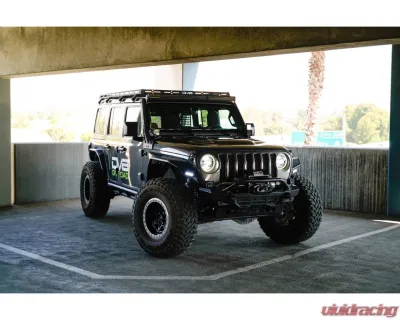 DV8 Offroad Light Bar Mount Jeep Wrangler | Gladiator JL | JLU | JT 2018-2025 - LBJL-10