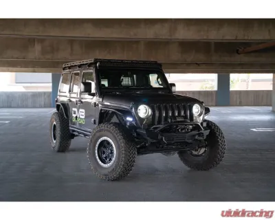 DV8 Offroad Light Bar Mount Jeep Wrangler | Gladiator JL | JLU | JT 2018-2025 - LBJL-10