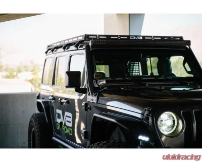 DV8 Offroad Light Bar Mount Jeep Wrangler | Gladiator JL | JLU | JT 2018-2025 - LBJL-10