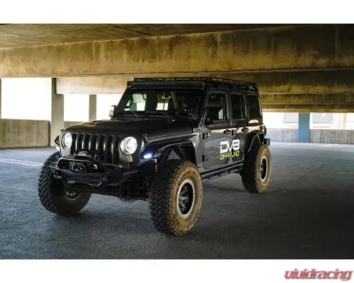 DV8 Offroad Light Bar Mount Jeep Wrangler | Gladiator JL | JLU | JT 2018-2025 - LBJL-10