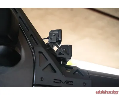 DV8 Off-Road A-Pillar Dual Light Pod Mounts for Jeep Wrangler JL | Gladiator JT 2018 - LBJL-11