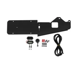 DV8 Off-Road Rear License Plate Relocation Bracket for 2021-2023 Ford Bronco LPBR-03