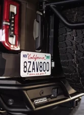 DV8 Off-Road Rear License Plate Relocation Bracket for 2021-2023 Ford Bronco LPBR-03                                     - LPBR-03 - Image 6